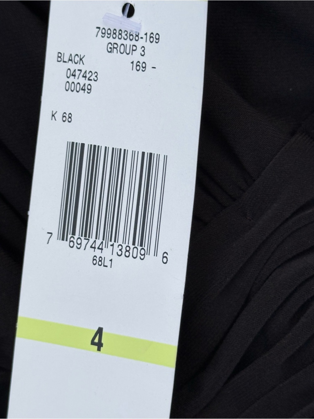 Evan Picone Black V-Neck Ruched-Waist Midi Dress - Picture 6 of 8